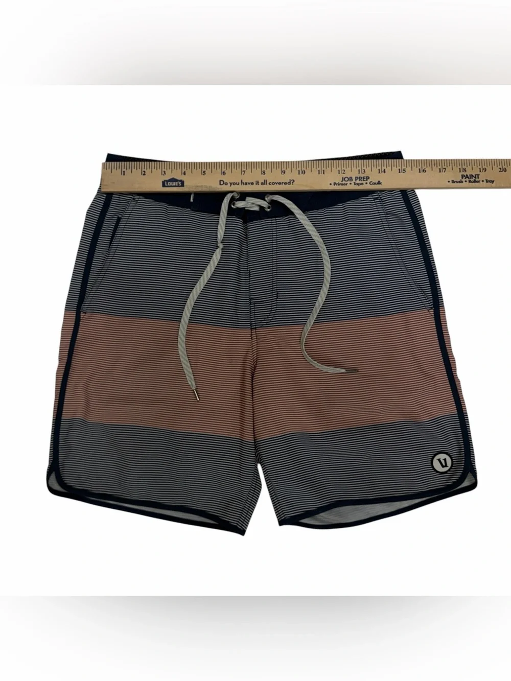 Vuori Cruise Board Shorts Mens 30 Blue 7” Performance Swim Beach Surf Trunk V314